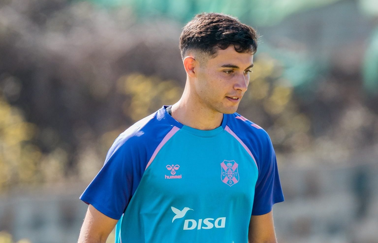 Fran Sabina entrenando (CD Tenerife)
