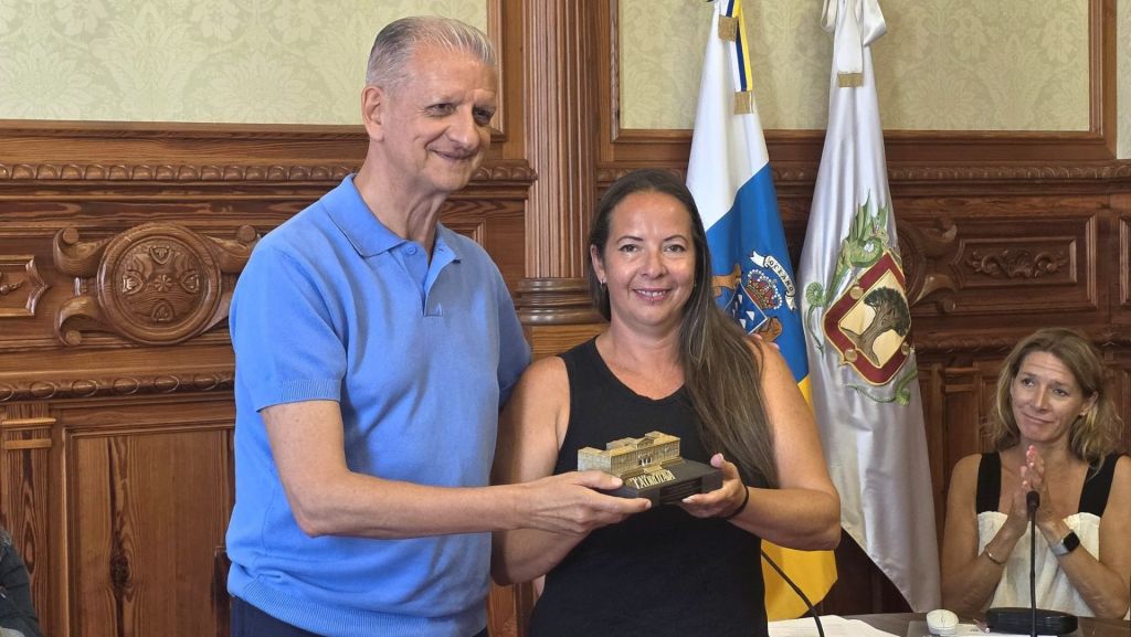 Francisco Linares con Aída Salazar (LA OROTAVA)
