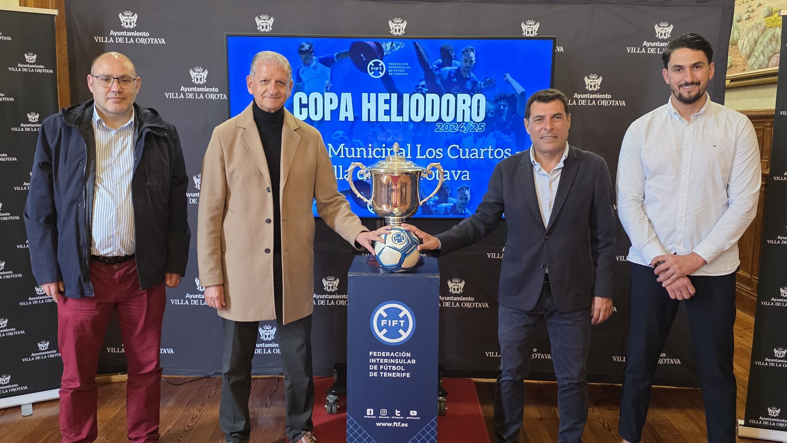Francisco Linares con Alejandro Morales (LA OROTAVA)