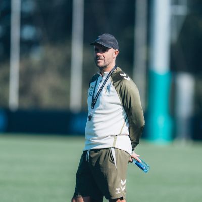 Fredi Álvarez durante un entrenamiento (RC Celta)