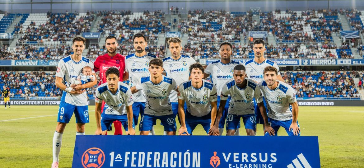 Once del representativo ante el Mérida (CD TENERIFE)|Diseños VISITANTE CD Tenerife