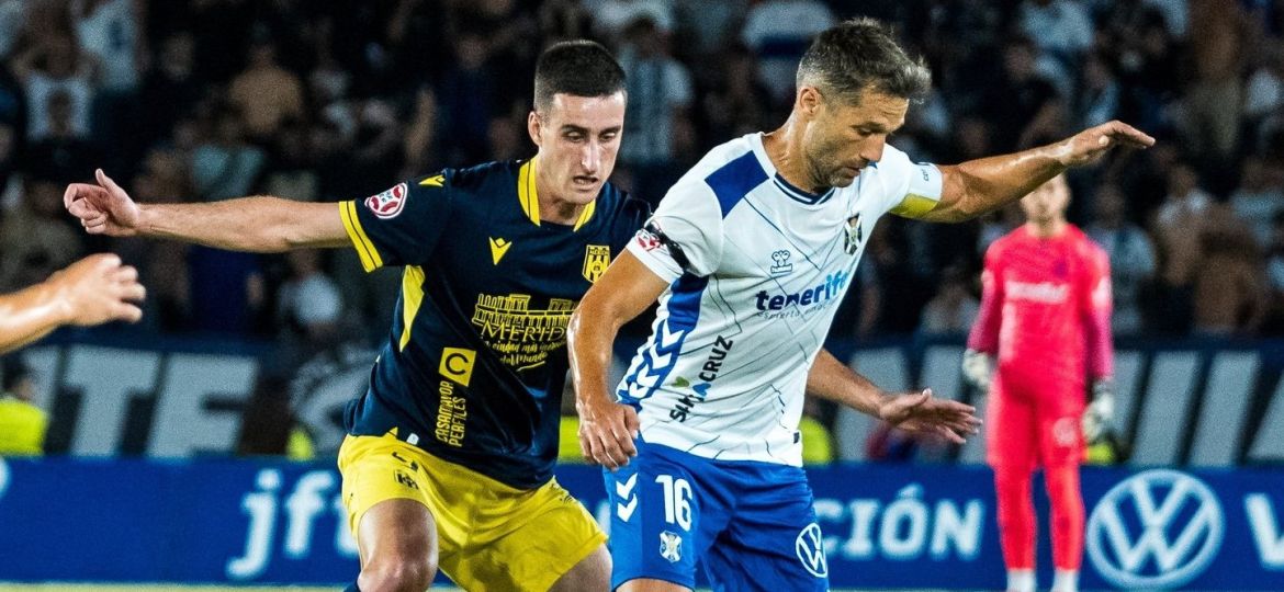 Aitor Sanz en un momento del partido (CD TENERIFE)