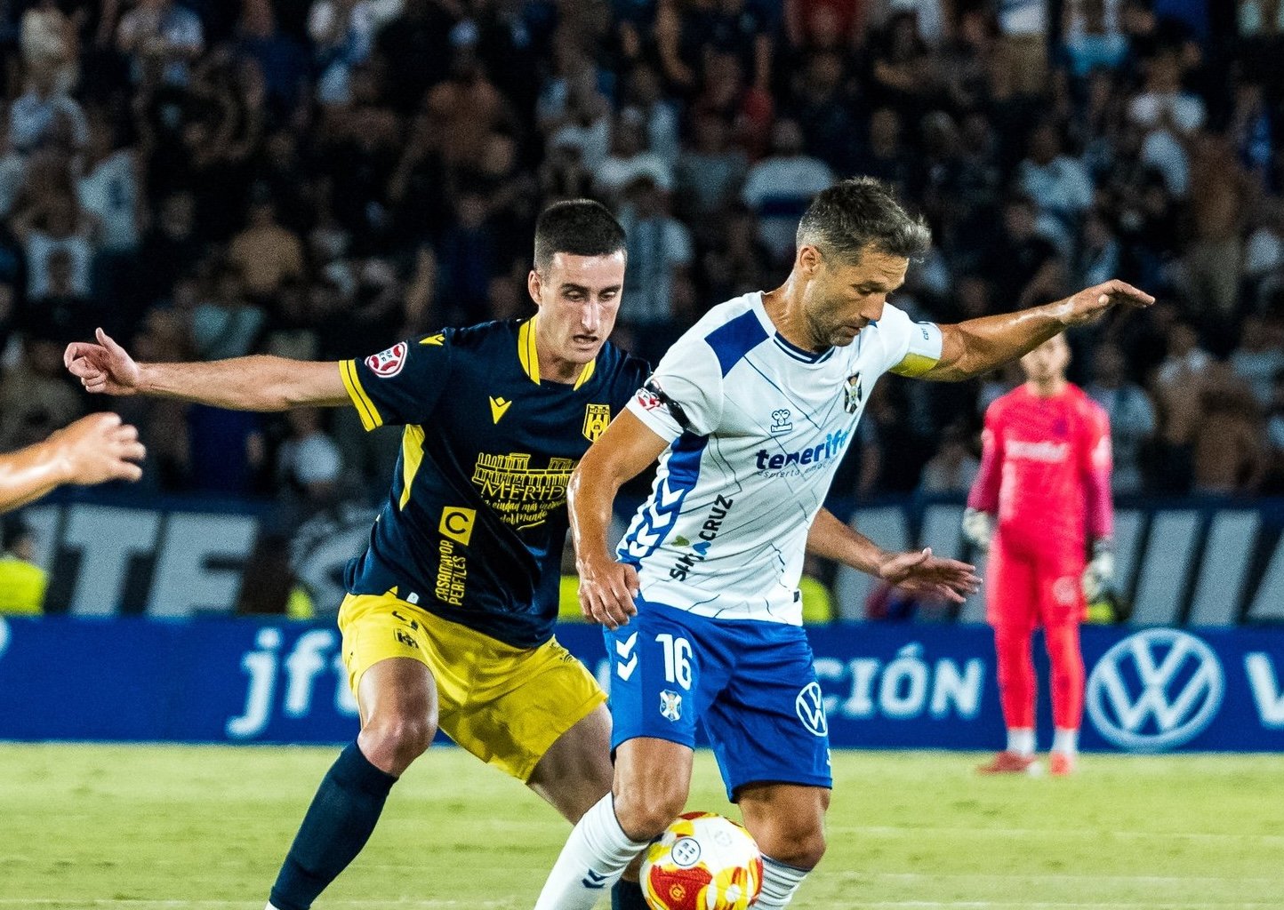 Aitor Sanz en un momento del partido (CD TENERIFE)