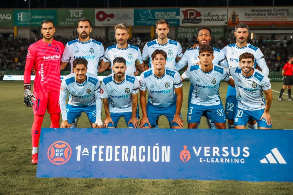 Once inicial contra el Cacereño (CD TENERIFE)