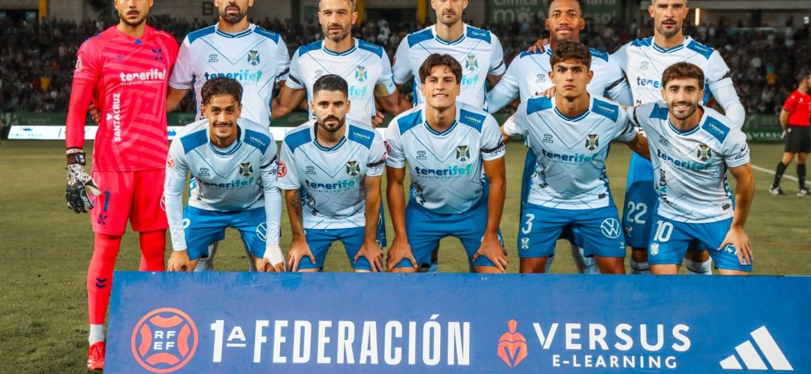Once inicial contra el Cacereño (CD TENERIFE)
