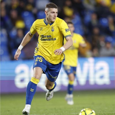 Lukovic en un partido de Las Palmas. (UD LAS PALMAS)
