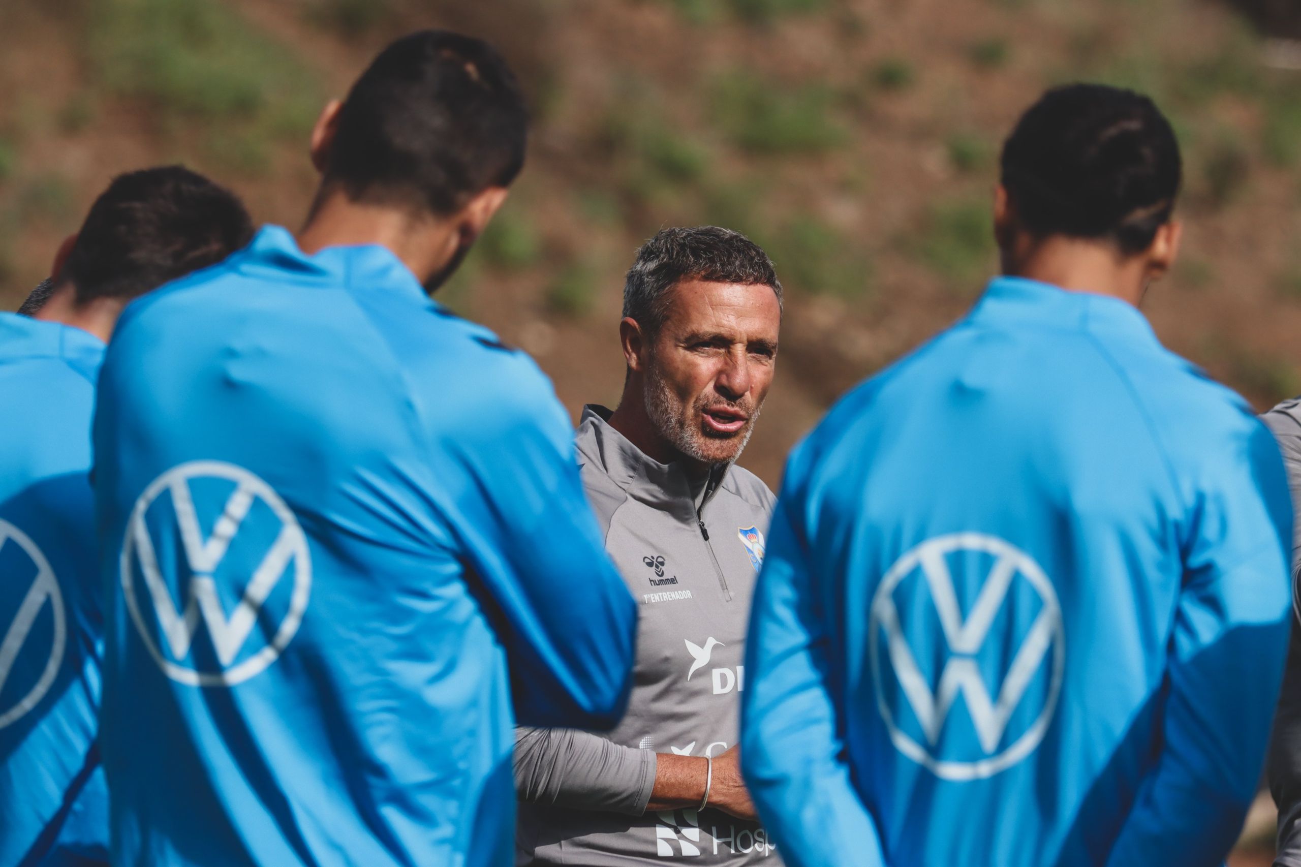 Óscar Cano prepara su debut en el Heliodoro (CD TENERIFE)