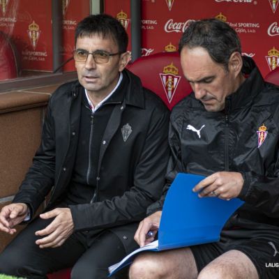 Garitano dirigiendo al Sporting (LaLiga)