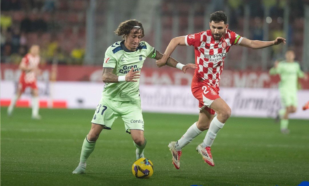 Fabio Silva, en una acción del partido (UDLP.ES).