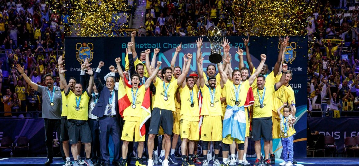 La Laguna Tenerife alza el trofeo de la BCL (@CB1939Canarias)