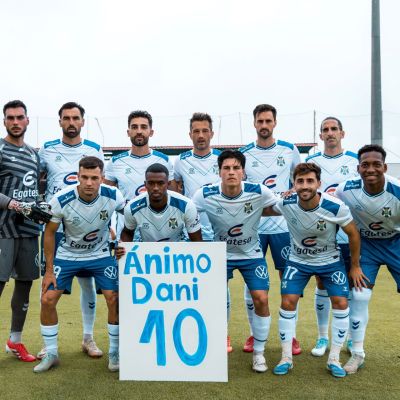 Foto del once inicial (CD TENERIFE)