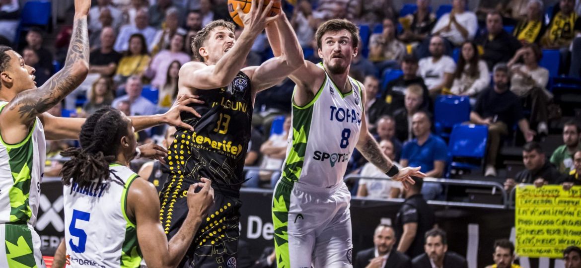 Héctor Alderete jugando en el Santiago Martín (BCL)