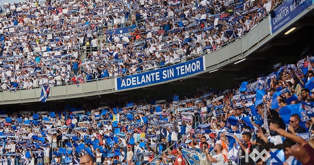 Aspecto del Heliodoro Rodríguez López en un partido. (CD TENERIFE)