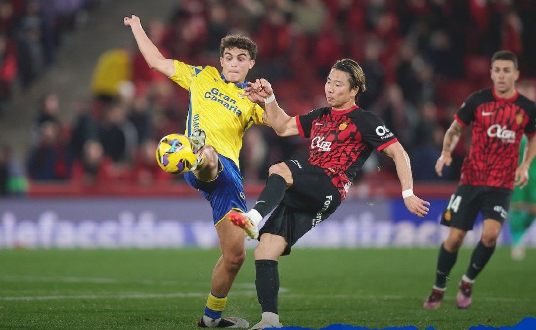 Bajcetic, autor del gol de Las Palmas en Mallorca (CEDIDA)