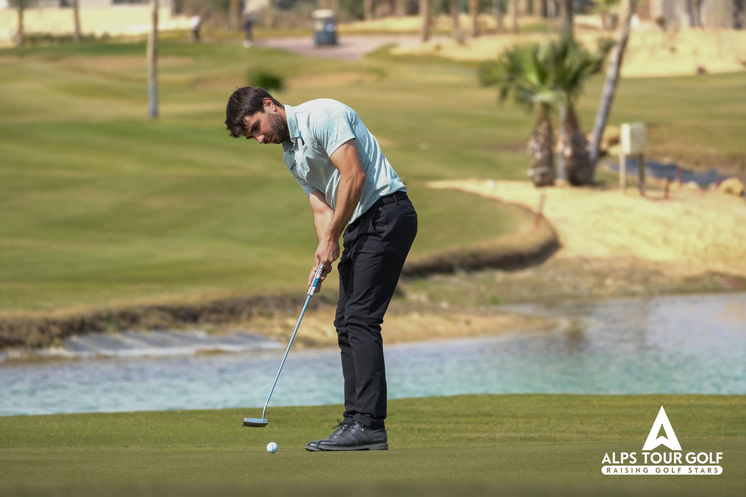 Álvaro Hernández en su paso por la competición (Alps Tour Golf).