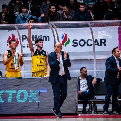 Vidorreta en la victoria ante el Petkim Spor (BCL).