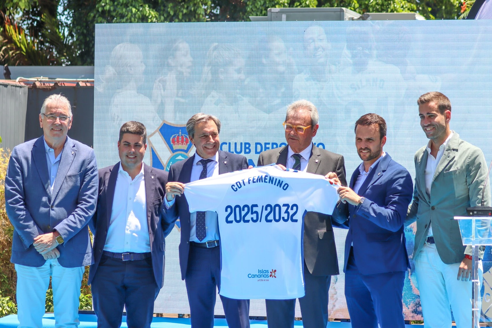 Imagen de la presentación del Tenerife femenino (CD TENERIFE)