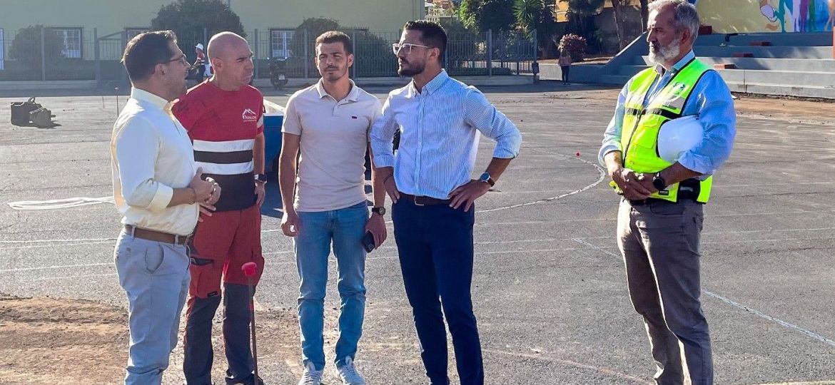 Imagen de la visita a la obra (LOS REALEJOS)
