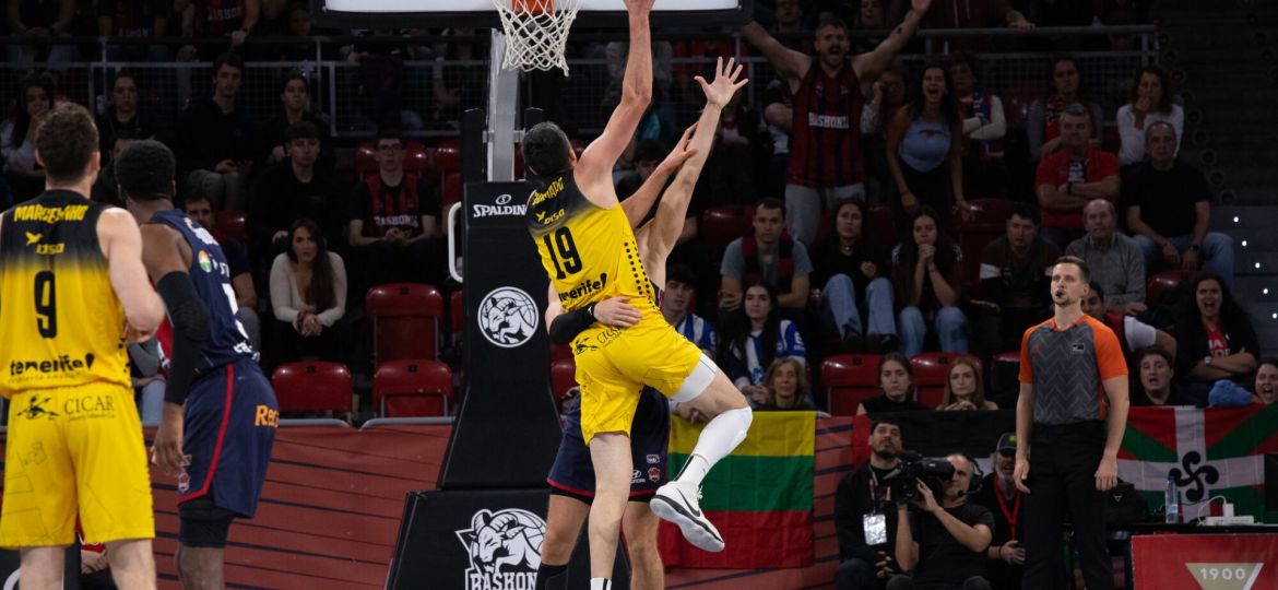 Imagen del Baskonia- La Laguna Tenerife (ACB PHOTO)
