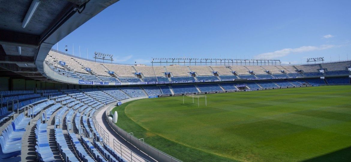 Imagen del Heliodoro Rodríguez López (CABILDO DE TENERIFE)|Partido entre el filial txuri-urdin y el Nástic (@NASTICTARRAGONA)