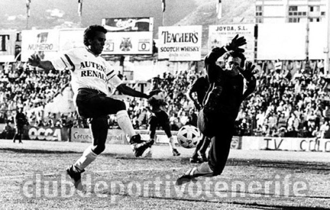 Imagen del Tenerife - Betis de 1989 (CD Tenerife)