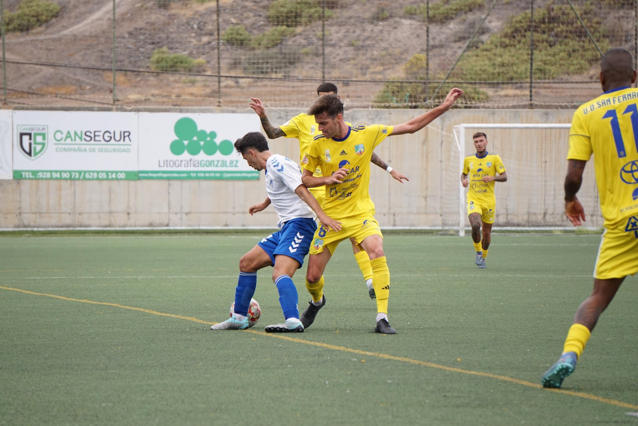 Imagen del encuentro de ida (@UDTamaraceite)