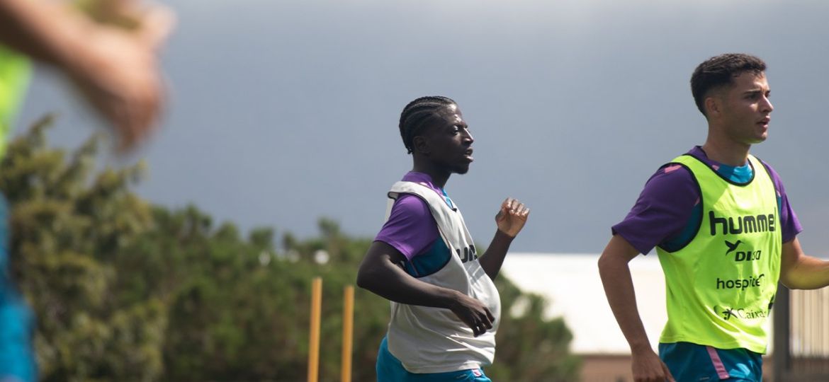 Imagen del entrenamiento del sábado (CD Tenerife)