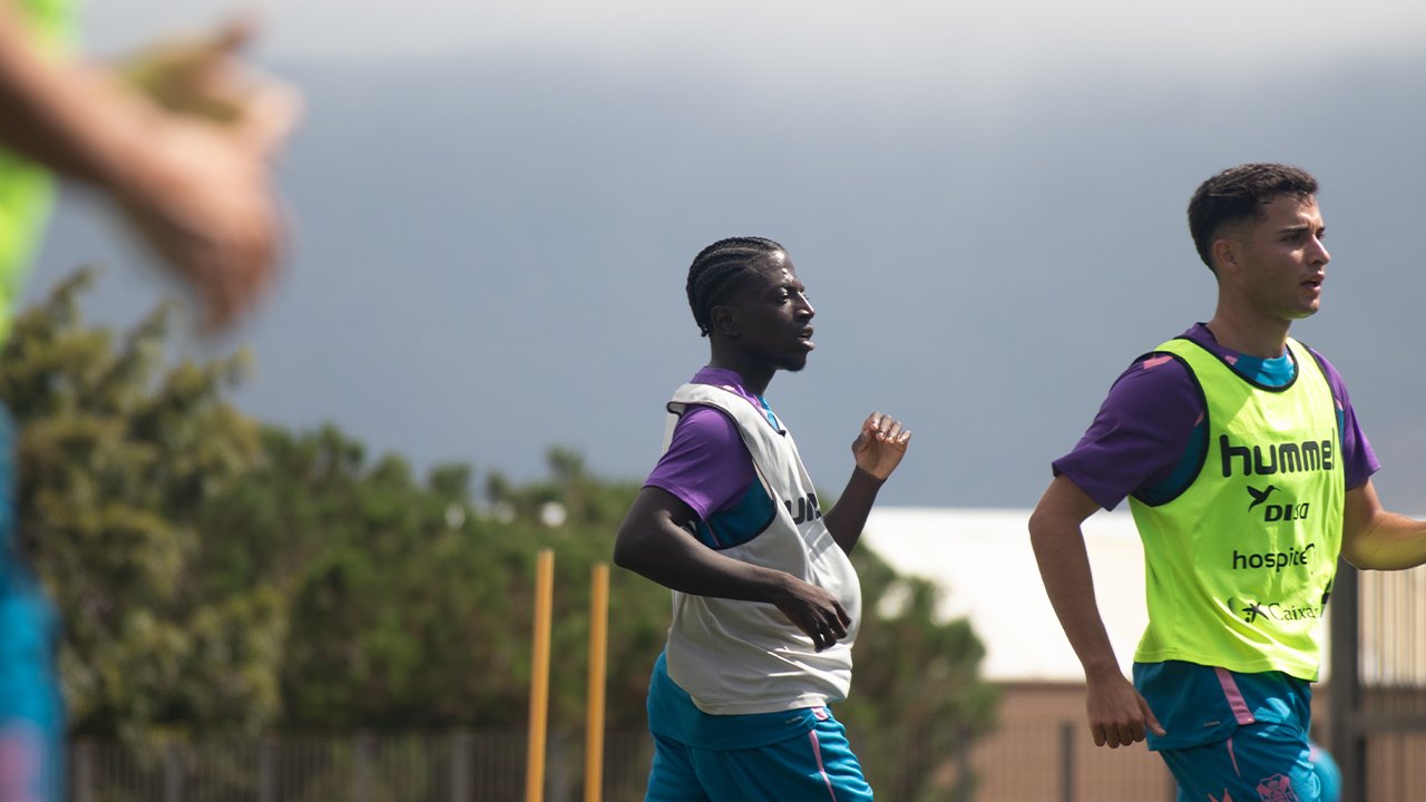 Imagen del entrenamiento del sábado (CD Tenerife)