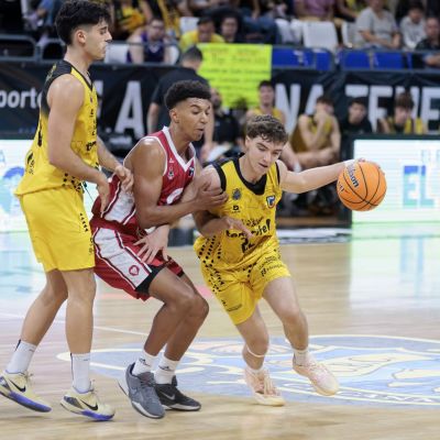 Imagen del partido del CB Canarias en la Liga U22 (CB CANARIAS)