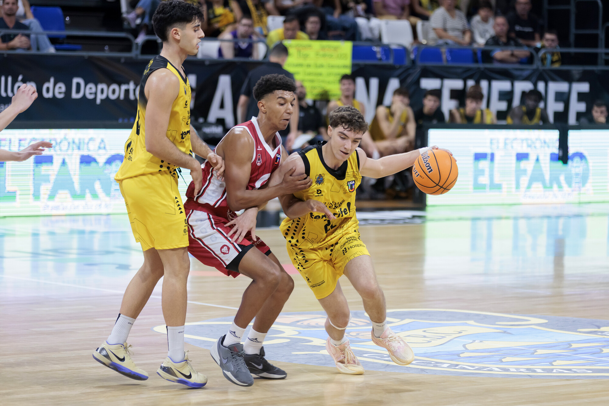 Imagen del partido del CB Canarias en la Liga U22 (CB CANARIAS)