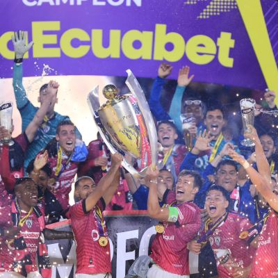 Independiente del Valle levanta la copa de ganadores de Liga (INDEPENDIENTE DEL VALLE)|Javi Rabanal (Independiente del Valle)