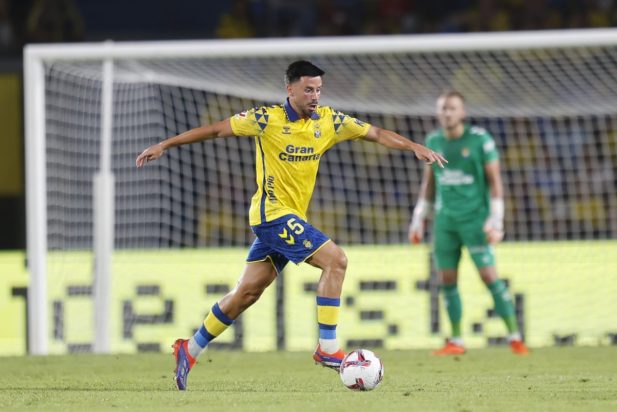 Javi Muñoz en el debut de Las Palmas (@UDLP_Oficial)