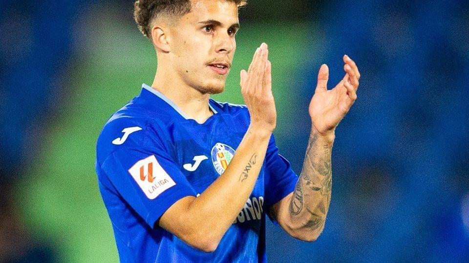 Jeremy Jorge con el Getafe (CD Tenerife)