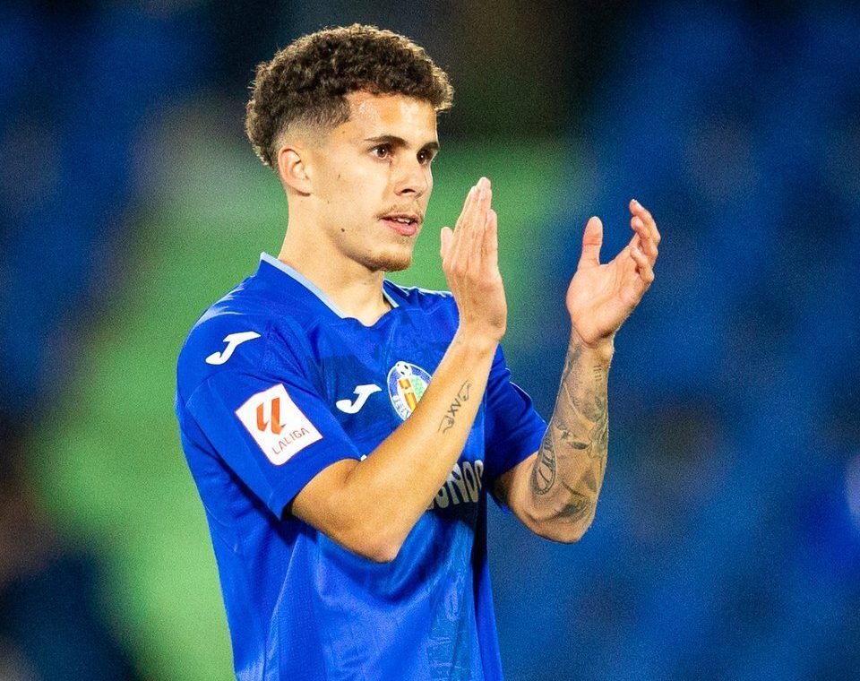 Jeremy Jorge con el Getafe (CD Tenerife)
