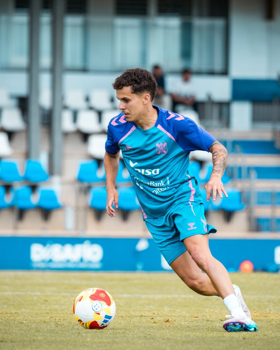 Jeremy Jorge, en un entrenamiento (CD TENERIFE).
