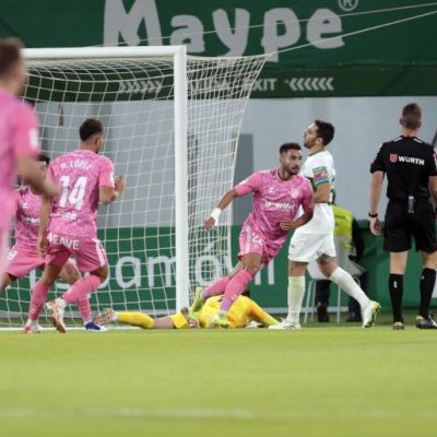 Jeremy Mellot tras marcar su gol al Elche (LA LIGA)
