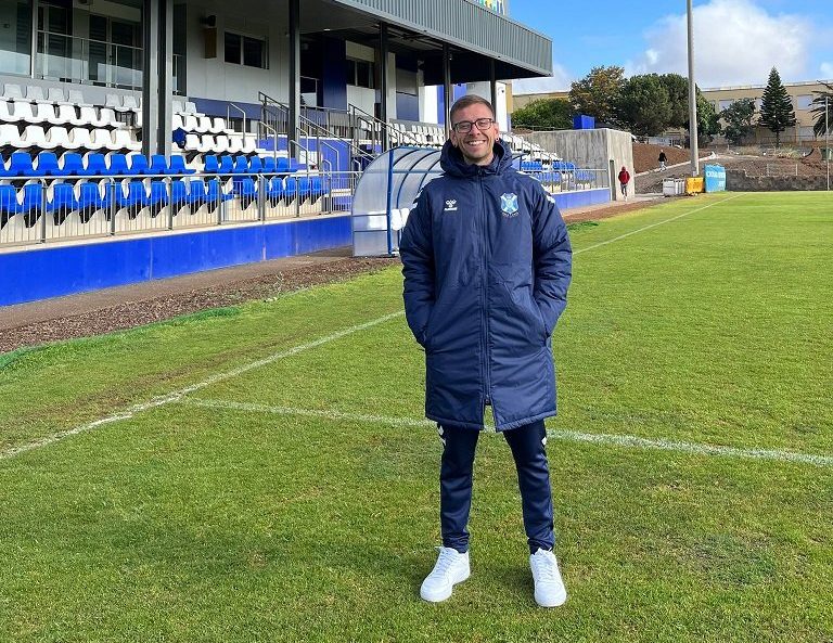 Jony Vega, responsable de captación del CD Tenerife (CEDIDA).