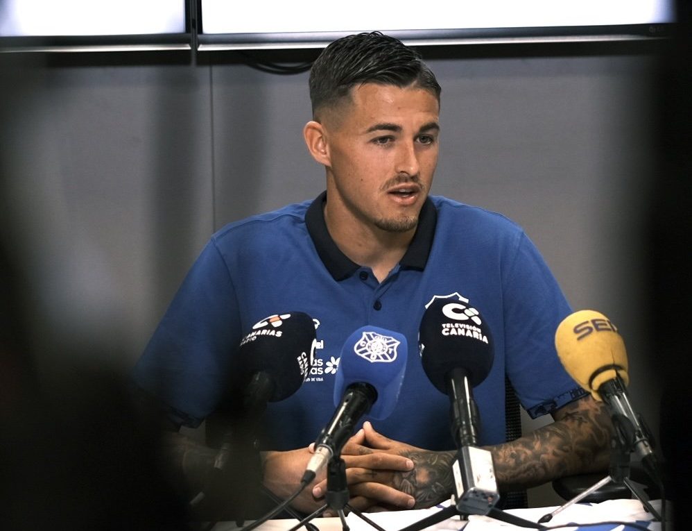 Jorge Padilla en su presentación (@CDTOficial)