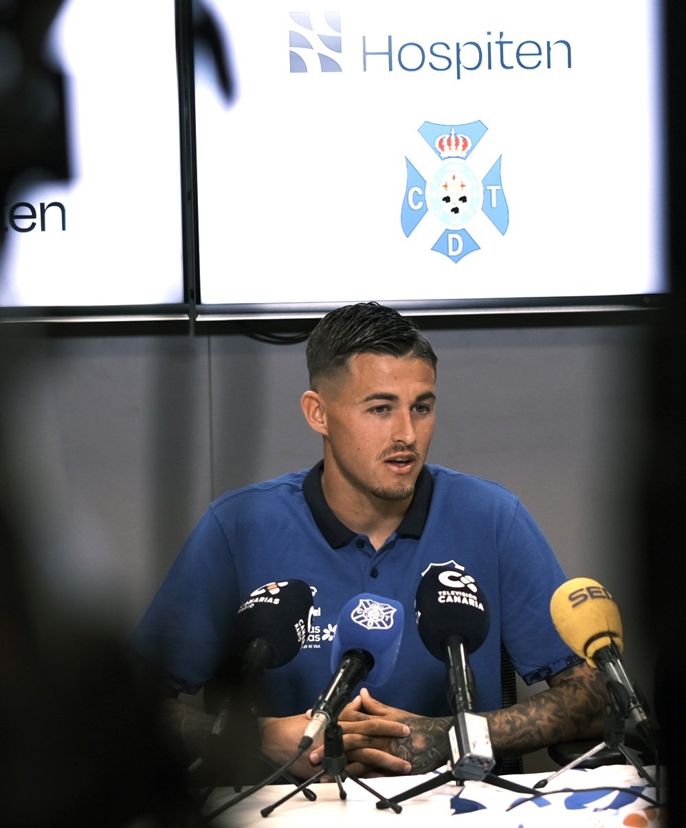 Jorge Padilla en su presentación (@CDTOficial)