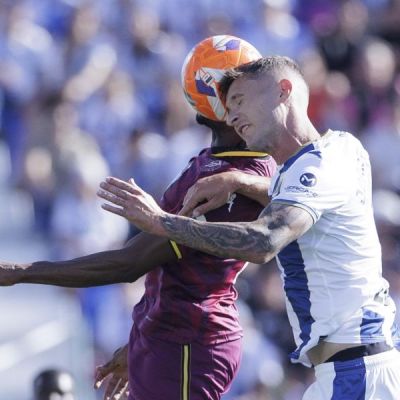 Jorge Sáenz en un choque contra el Valladolid (La Liga)