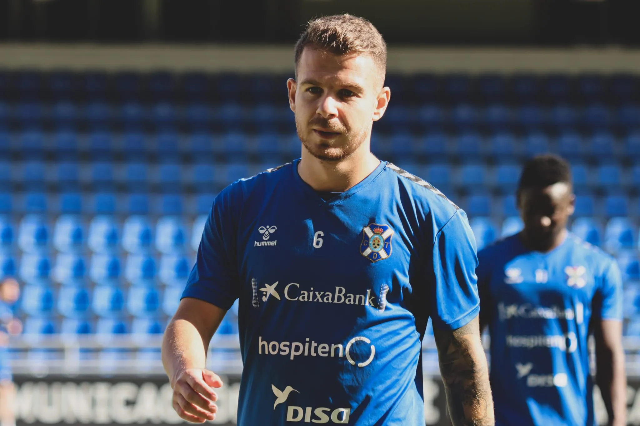 José Amo en un entrenamiento (CD Tenerife)