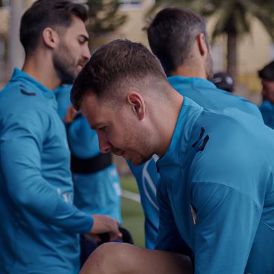 José Amo en el entrenamiento del jueves (@CDTOficial)