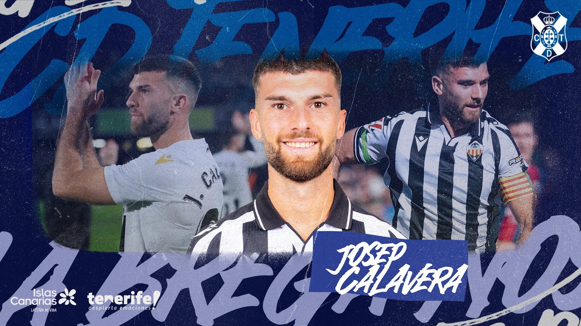 Josep Calavera, tercer refuerzo del conjunto blanquiazul (CD Tenerife)
