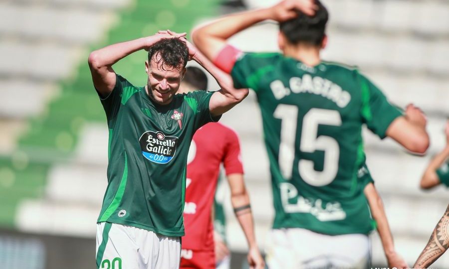 Lamento de los jugadores del Racing de Ferrol (La Liga)