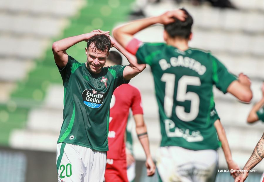 Lamento de los jugadores del Racing de Ferrol (La Liga)