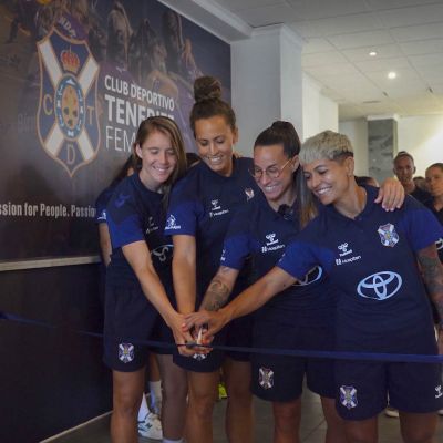Las capitanas del conjunto blanquiazul (CD Tenerife Femenino)