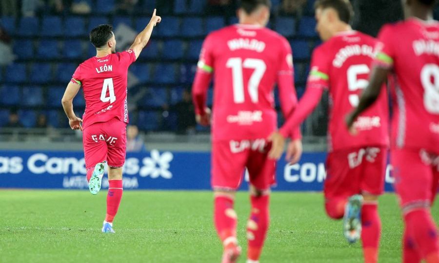León después de marcar (LA LIGA)