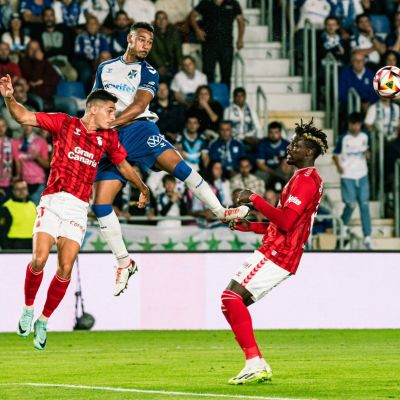 Loic en el derbi contra Las Palmas (CD TENERIFE)