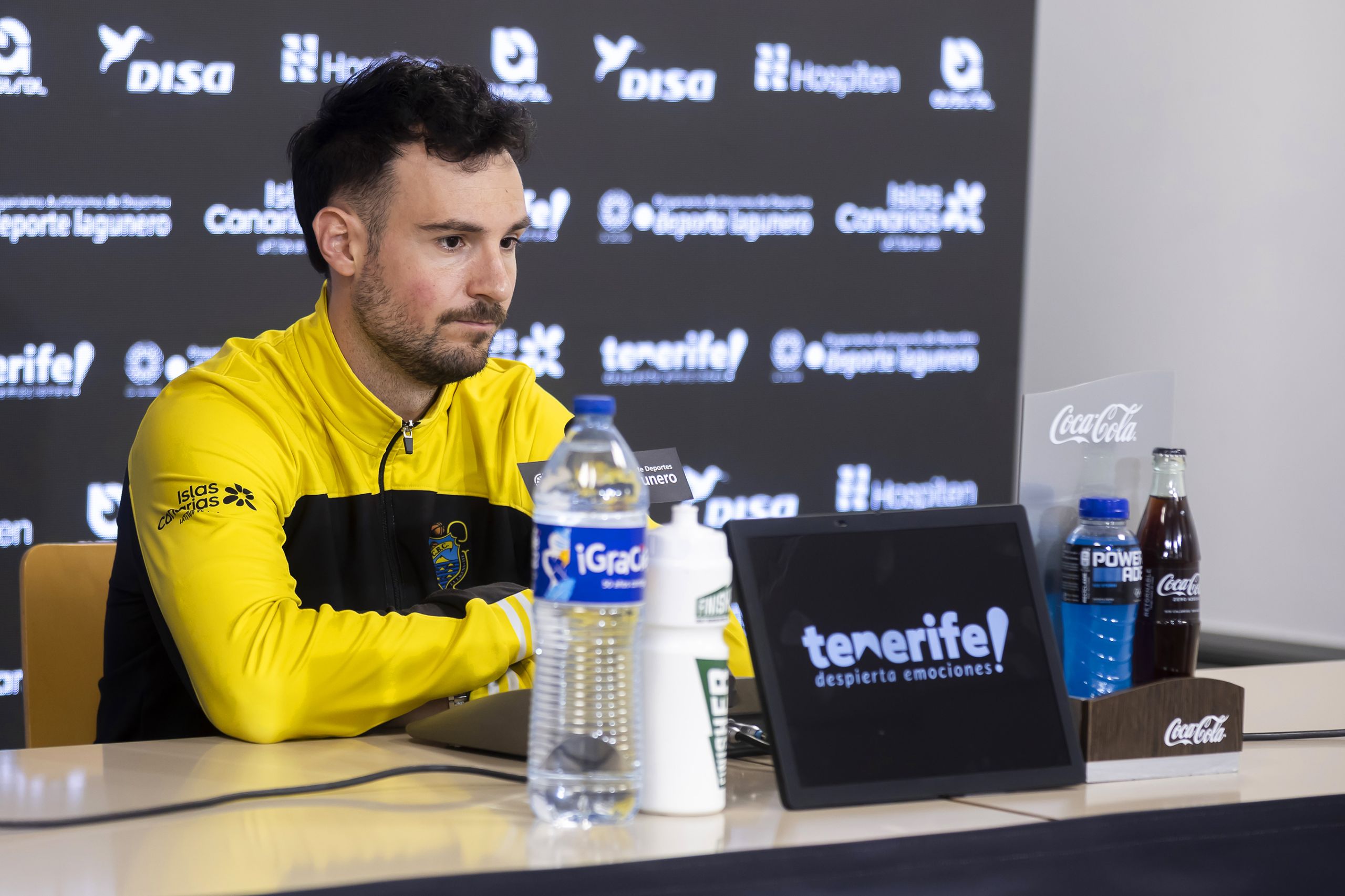 Lluís Costa en la sala de prensa (CEDIDA)
