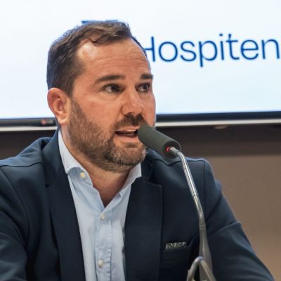 Manu Guill en la presentación de Noel López (CD Tenerife)